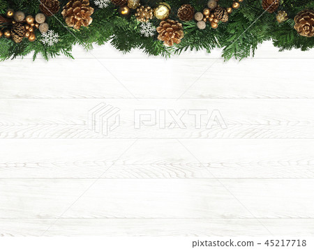 Background-Christmas-fir tree-ornament 45217718