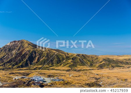 阿蘇山，Kussenri和Mt. Kinbo，Mt. Kusumi 45217939