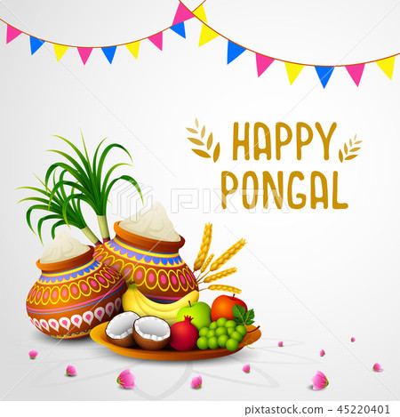 Happy Pongal holiday festival celebration 45220401