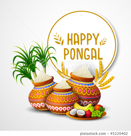 Happy Pongal holiday festival celebration 45220402
