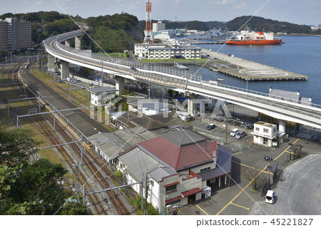Yokosuka Station and Honcho Yamanaka Road [Kanagawa Prefecture] Maritime Self Defense Force Base 45221827