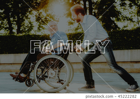 Family Fool Around Together. Son and Man Have Fun. Family Fool Around Together. Son and Man Have Fun. 45222282