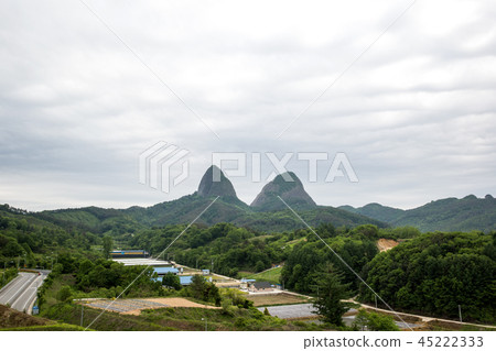 Mountain, Jinan County, Jeonbuk Province Mountain, Jinan County, Jeonbuk Province 45222333