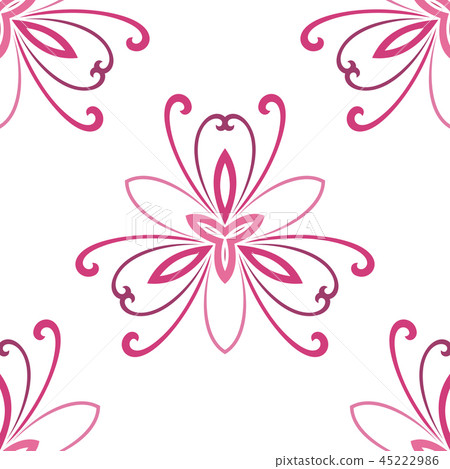Floral Fine Seamless Vector Pattern Floral Fine Seamless Vector Pattern 45222986