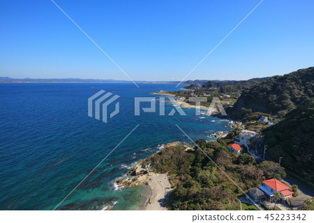 在館山市Sakisaki燈塔附近的鳥瞰圖 45223342