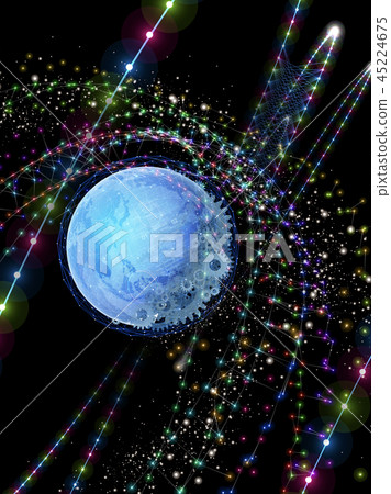 網絡背景材料 45224675