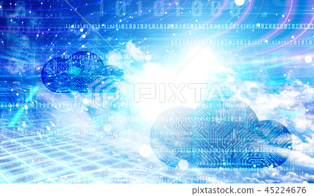 Cyber background material Cyber background material 45224676