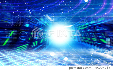 Cyber background material Cyber background material 45224713
