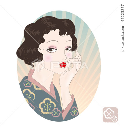 Taisho Roman style retro fashion women Taisho Roman style retro fashion women 45225277