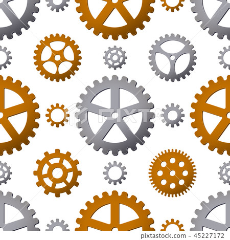 Seamless pattern background with gears. 45227172