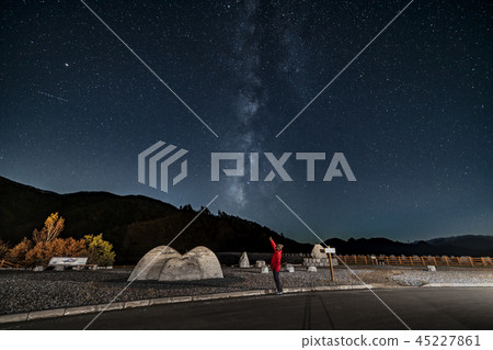 長野縣南青木壩星視圖 45227861