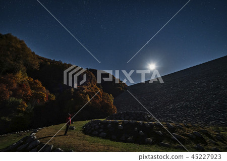 長野縣南青木大壩月光之夜 45227923