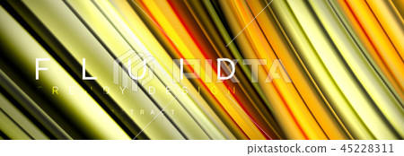 Background abstract design, flowing mixing liquid color waves on black Background abstract design, flowing mixing liquid color waves on black 45228311