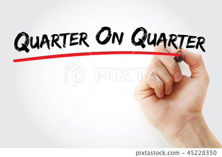 QoQ - Quarter on Quarter acronym QoQ - Quarter on Quarter acronym 45228350