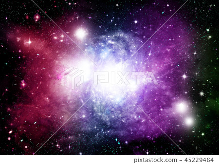 galaxy in a free space 45229484