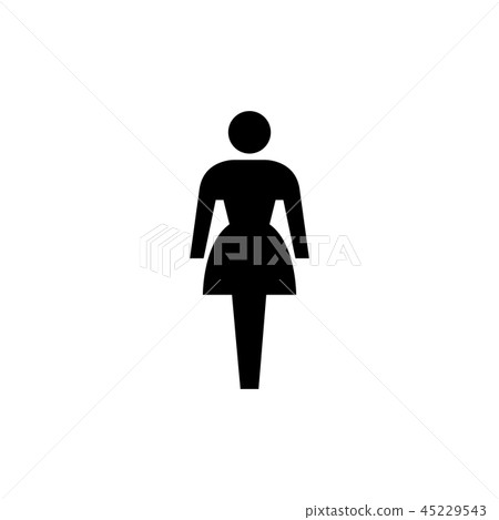 Female mark / guide sign (pictogram) 45229543
