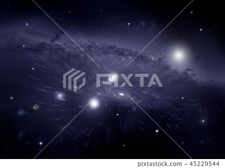 galaxy in a free space 45229544