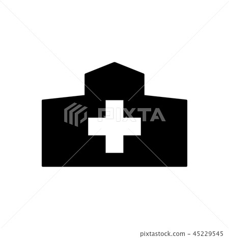 Hospital / medical office mark / sign for guide map (pictogram) 45229545