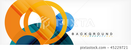 Geomtric modern backgrounds, rings abstract template Geomtric modern backgrounds, rings abstract template 45229721
