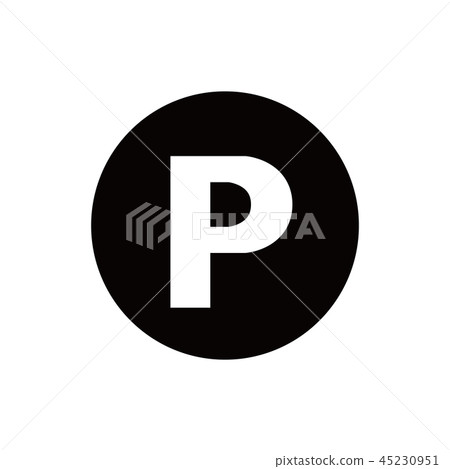 Parking lot / parking mark (old) / map sign (pictogram) 45230951