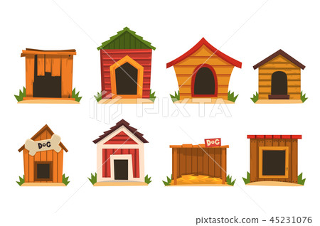 Dog House Cartoon : Free cartoon dog house vector download in ai, svg