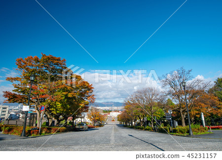 [Hokkaido Hakodate] This name is attached because it is a milestone that marks the number of villages in the foundation and Meiji era. 45231157