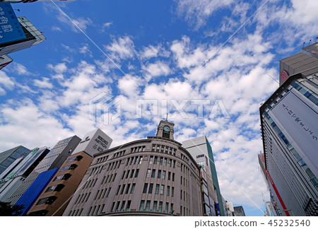 View of Tokyo cityscape Tokyo Ginza city view View of Tokyo cityscape Tokyo Ginza city view 45232540