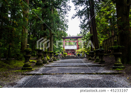 Fujiyoshida Sengen Shrine, Japan - Sep 2018. Fujiyoshida Sengen Shrine, Japan - Sep 2018. 45233197