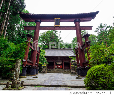 Fujiyoshida Sengen Shrine, Japan - Sep 2018 Fujiyoshida Sengen Shrine, Japan - Sep 2018 45233201