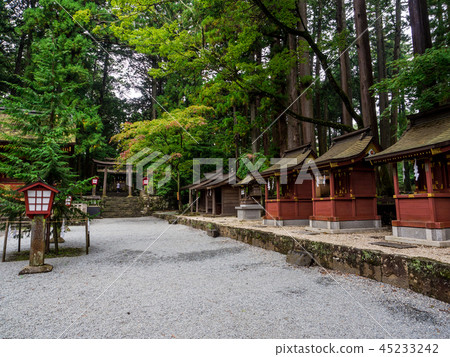 Fujiyoshida Sengen Shrine, Japan - Sep 2018 Fujiyoshida Sengen Shrine, Japan - Sep 2018 45233242