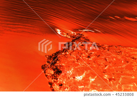 Shell debris on the surface of the lava. background Shell debris on the surface of the lava. background 45233808