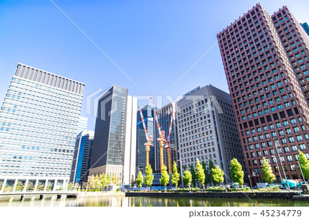 Urban landscape of the office town 45234779