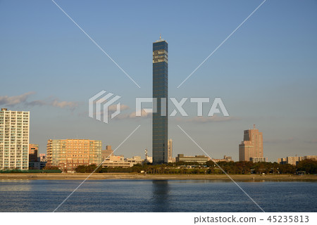 Chiba Port Tower Chiba Port Park Port Tower Nightfall Chiba Port Tower Chiba Port Park Port Tower Nightfall 45235813