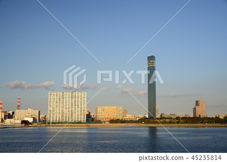 Chiba Port Tower Chiba Port Park Port Tower Nightfall Chiba Port Tower Chiba Port Park Port Tower Nightfall 45235814