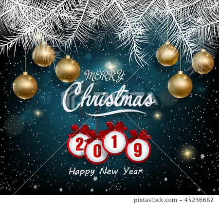 Happy New Year 2019. Chienese New Year, Year of th 45236682