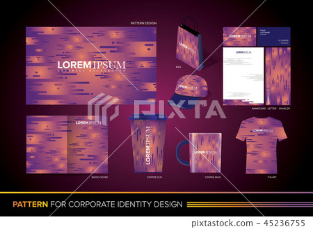 Corporate Identity Pattern Design - Stock Illustration [45236755] - PIXTA