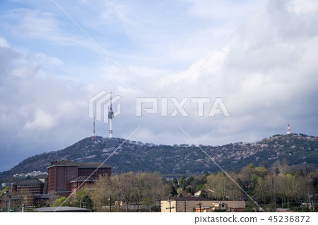 N Seoul tower, sky 45236872