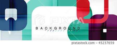 Square geometric background, multicolored template for business or technology presentation or web Square geometric background, multicolored template for business or technology presentation or web 45237659