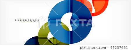 Geomtric modern backgrounds, rings abstract template Geomtric modern backgrounds, rings abstract template 45237661