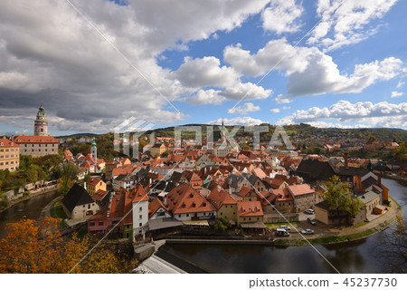 [World's most beautiful city] View of Cesky Krumlov 45237730