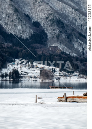 Scenery of snowy country 45238165