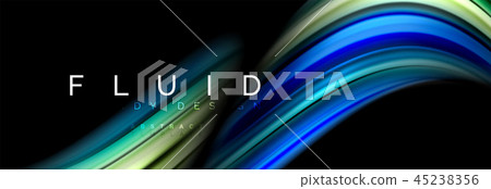 Fluid color motion concept Fluid color motion concept 45238356