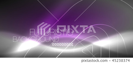 Vector neon color abstract background Vector neon color abstract background 45238374