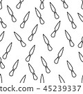 seamless pattern with knife icon 45239337