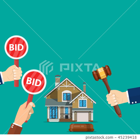 Bidding auction concept. Bidding auction concept. 45239418