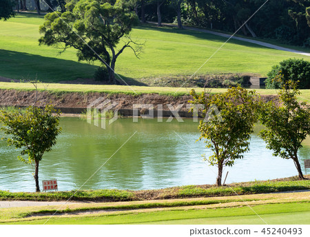 landscape view of golf course landscape view of golf course 45240493