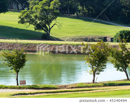 landscape view of golf course landscape view of golf course 45240494