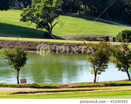 landscape view of golf course landscape view of golf course 45240495