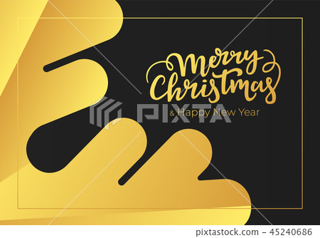 Christmas and New Year card design 45240686
