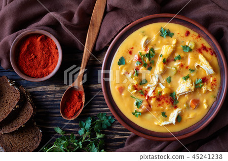 pumpkin chicken breast creamy soup pumpkin chicken breast creamy soup 45241238